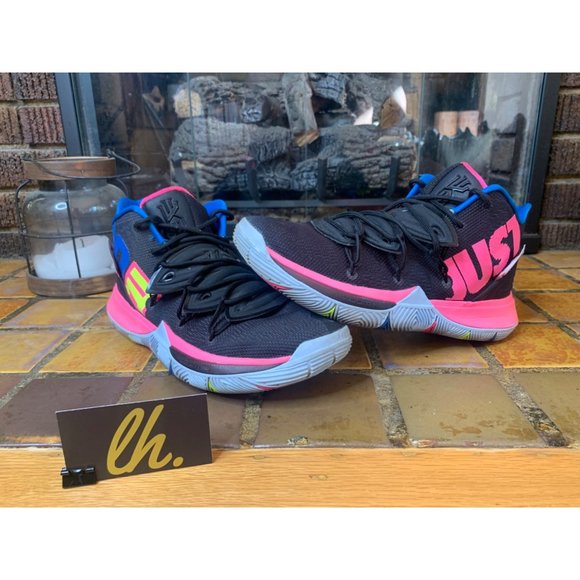 Mens 10 Nike Kyrie 5 “Just Do It” Athletic Basketball Sneakers AO2918-003 - Picture 7 of 9